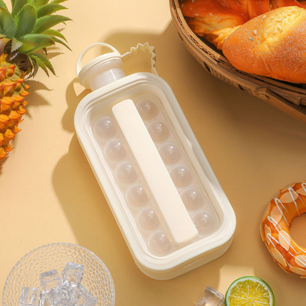Portable Silicone Ice Hockey Mold with Water Pot