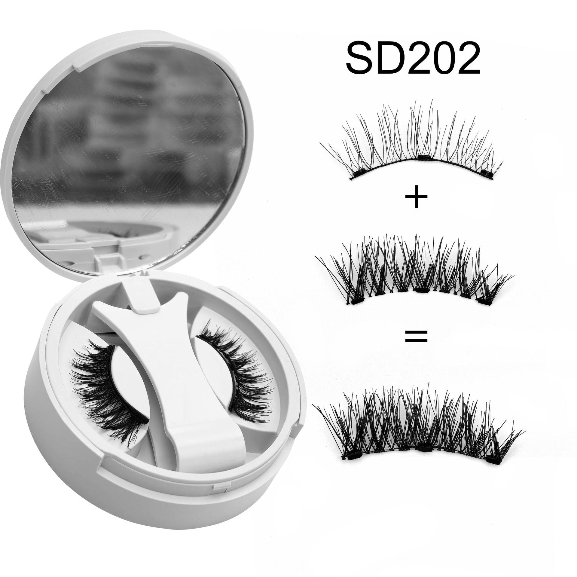 Magnetic False Eyelashes Natural Look