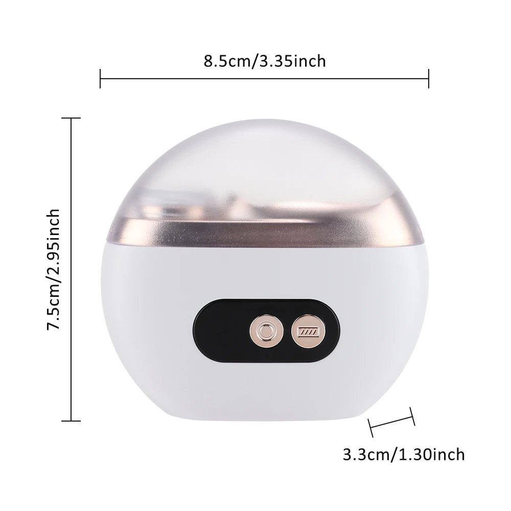 2 In 1 Electric Nail Clippers Manicure Anti-Splash Nail Trimmer For Baby Finger Toe Scissors Pedicure Thick Nails Cutter Tools