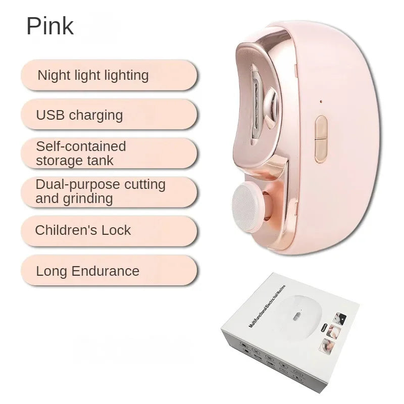 Electric Automatic Nail Clipper & Trimmer