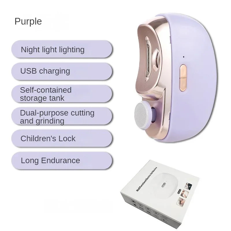 Electric Automatic Nail Clipper & Trimmer