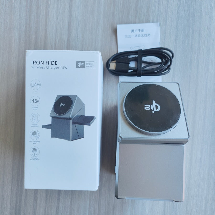 Rotating 3-in-1 Wireless Charger