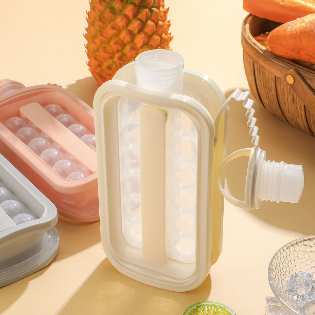 Portable Silicone Ice Hockey Mold with Water Pot